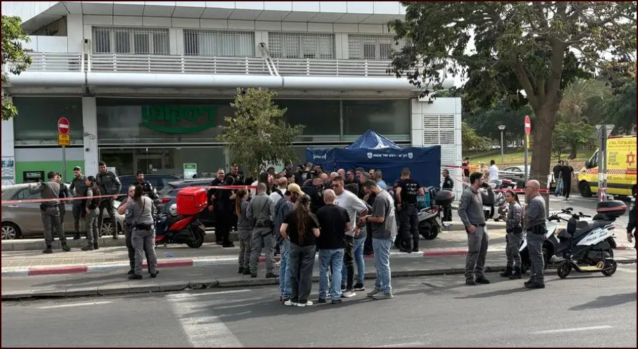זירת הירי והחקירה ברחוב משה דיין בתל אביב
